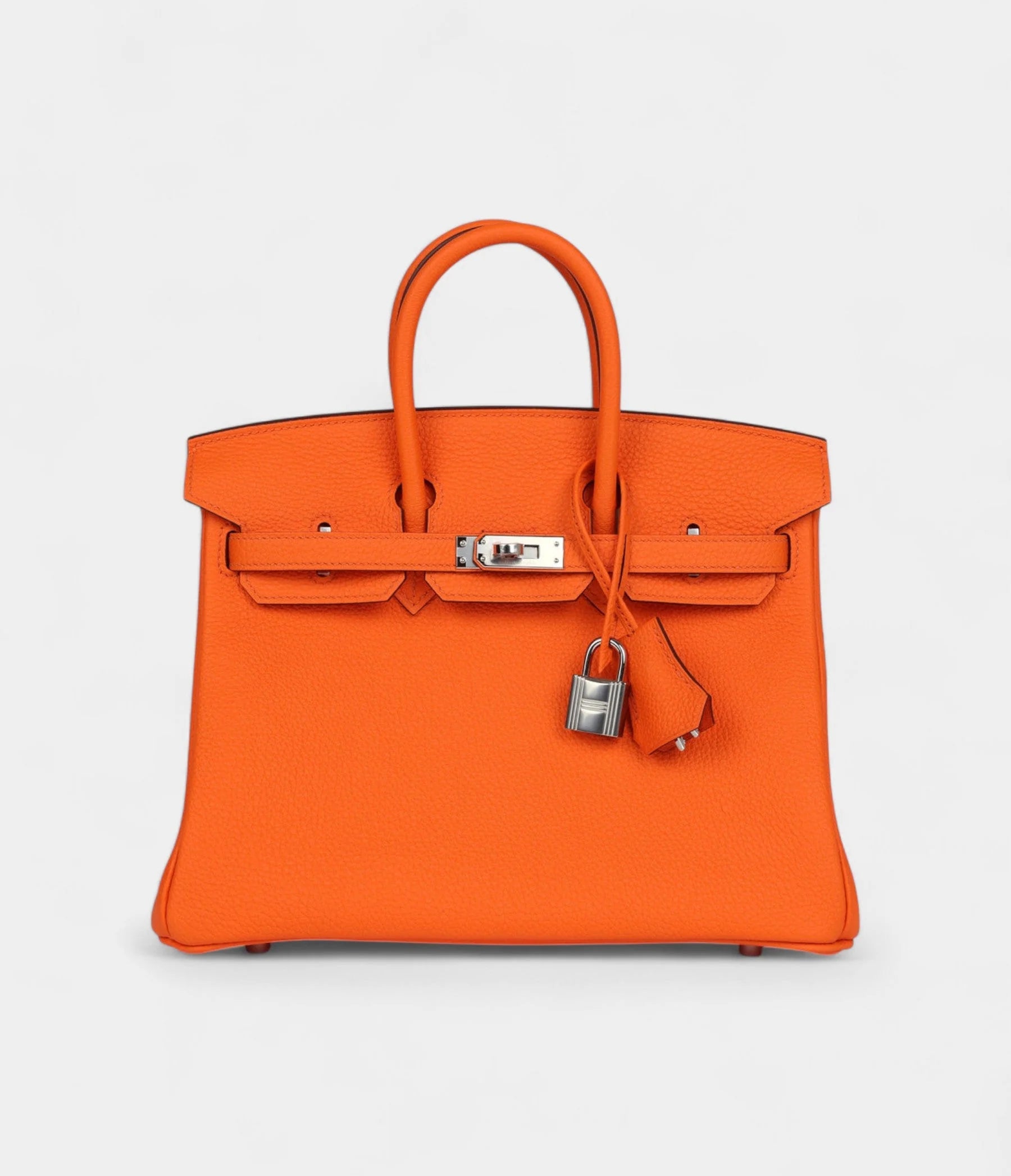 Hermès Birkin 25 Orange Minium Togo Palladium Hardware