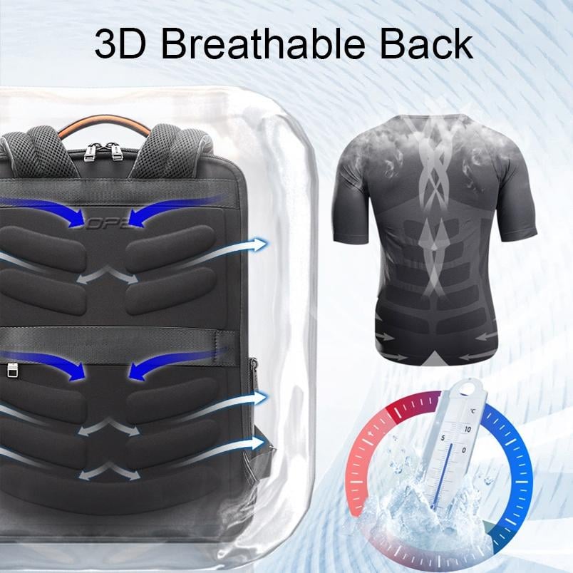 Sac à dos ordinateur en cuir de vachette