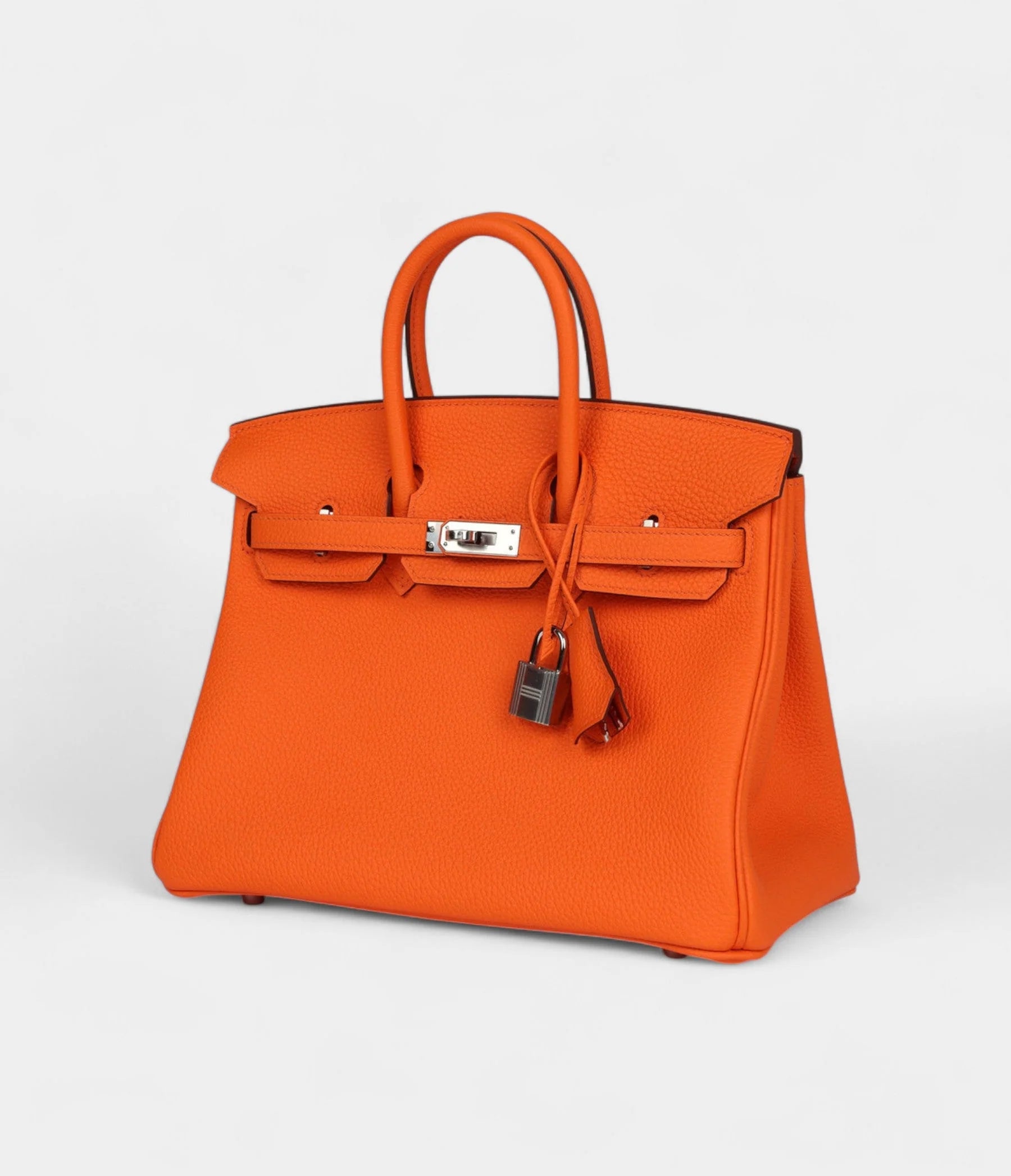 Hermès Birkin 25 Orange Minium Togo Palladium Hardware