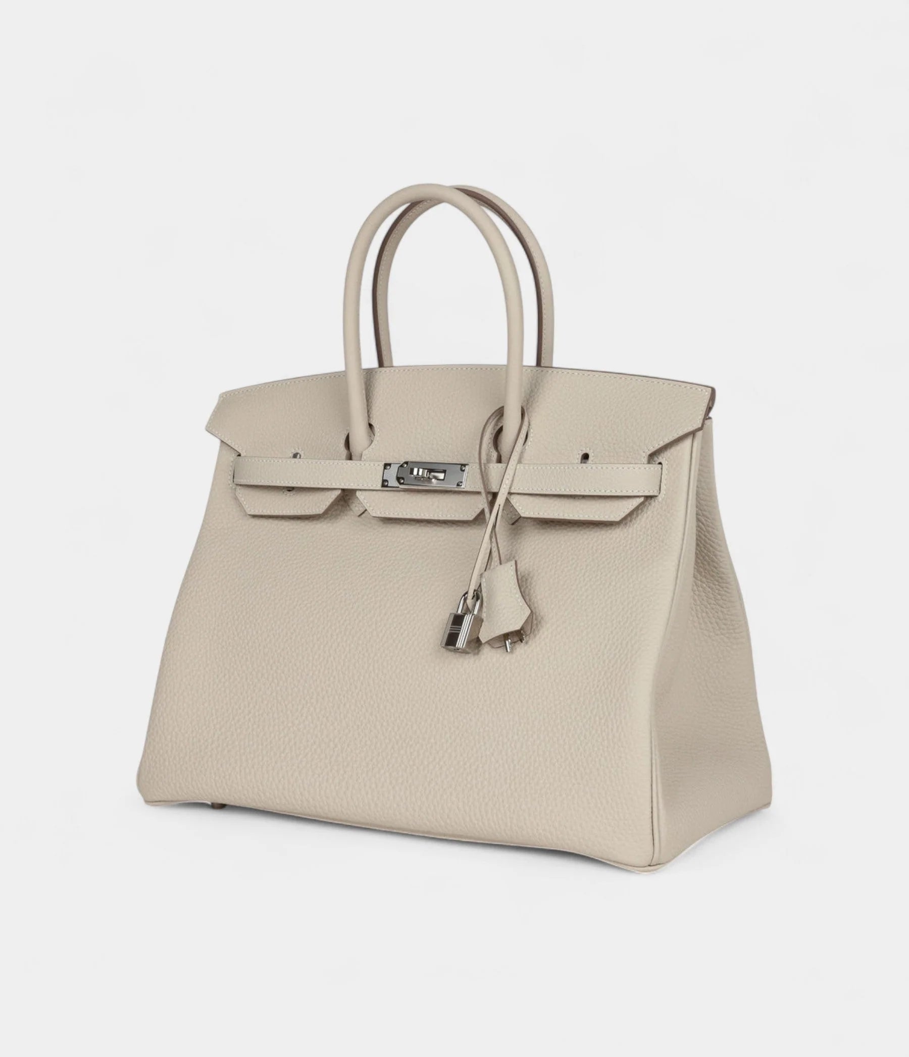 Hermès Birkin 35 Craie Togo Palladium Hardware