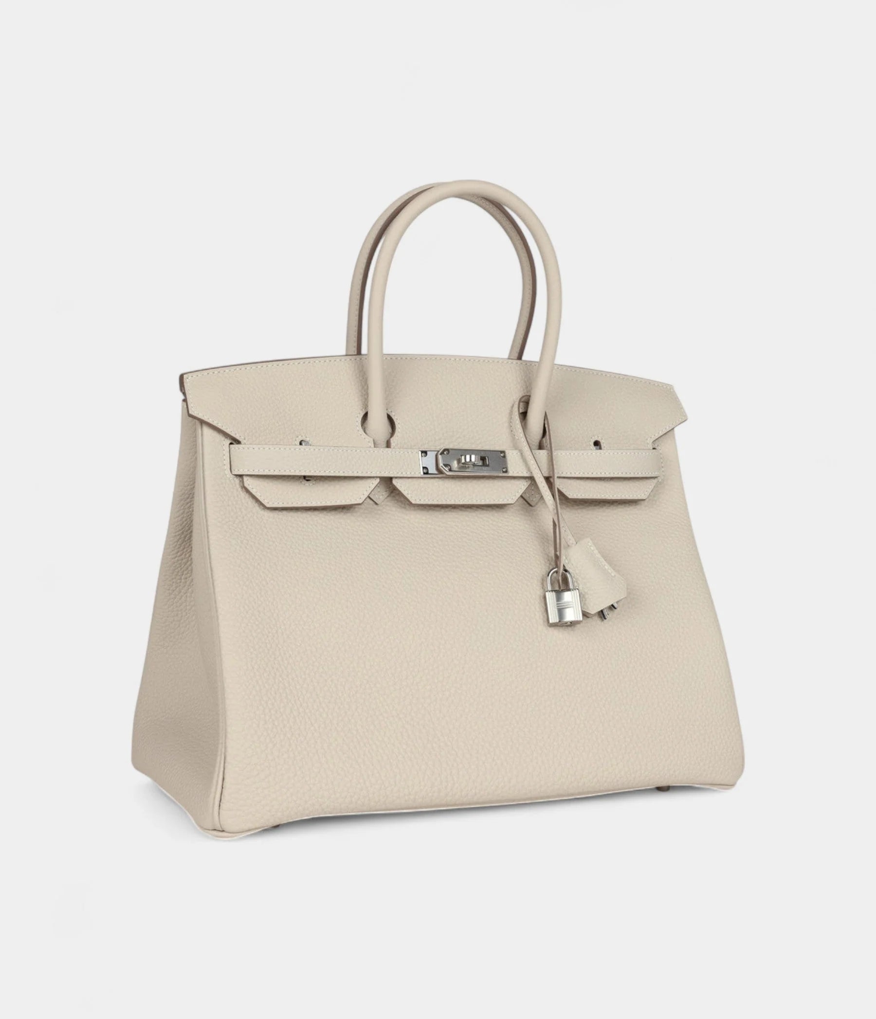 Hermès Birkin 35 Craie Togo Palladium Hardware