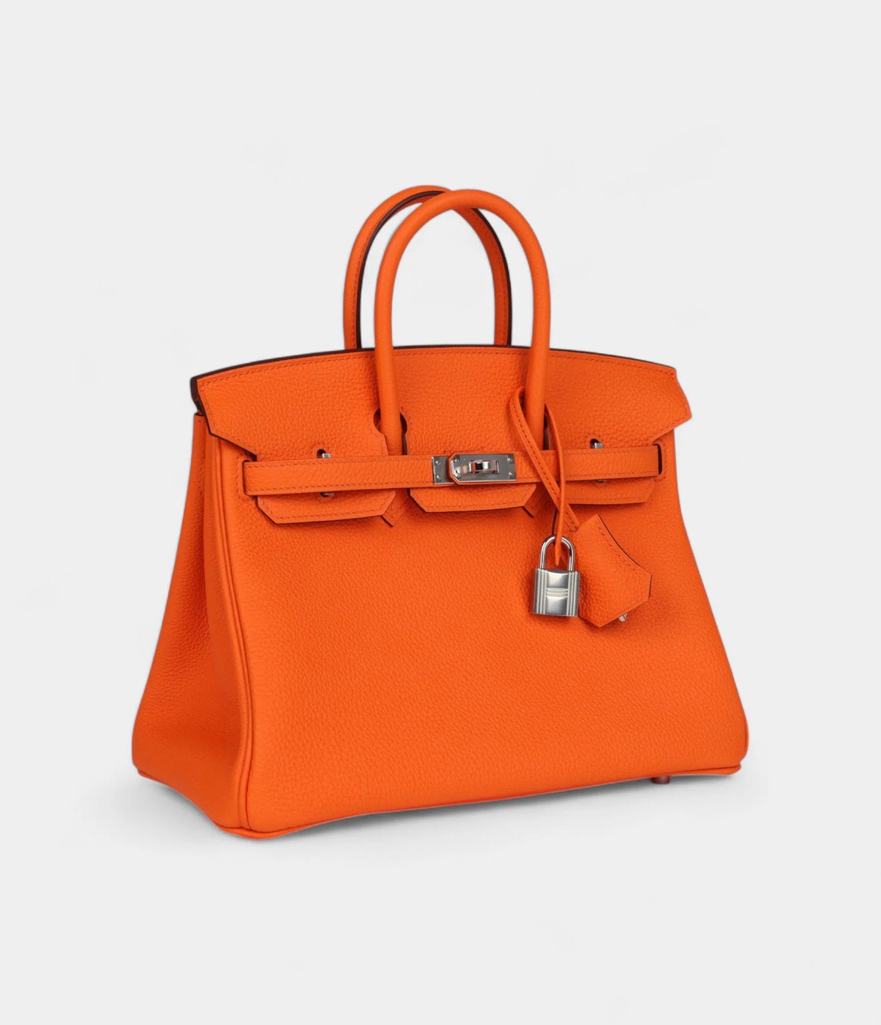 Hermès Birkin 25 Orange Minium Togo Palladium Hardware