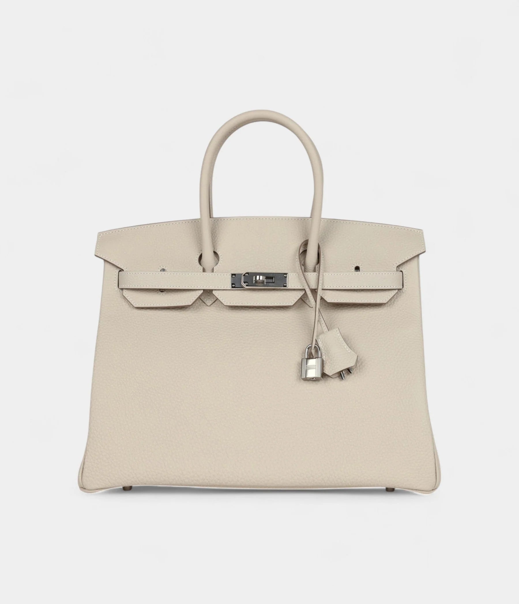 Hermès Birkin 35 Craie Togo Palladium Hardware
